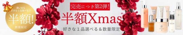 【半額！完売につき第2弾！】”Wで潤す”X’masホリデーセット
